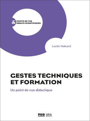 cover image of Gestes techniques et formation